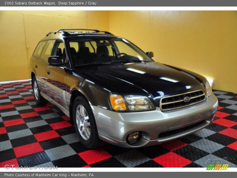 Deep Sapphire / Gray 2002 Subaru Outback Wagon