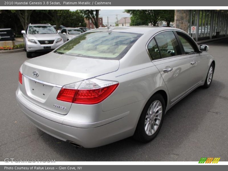 Platinum Metallic / Cashmere 2010 Hyundai Genesis 3.8 Sedan