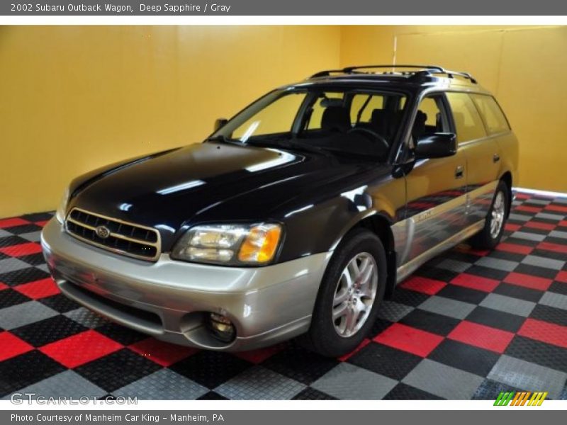 Deep Sapphire / Gray 2002 Subaru Outback Wagon