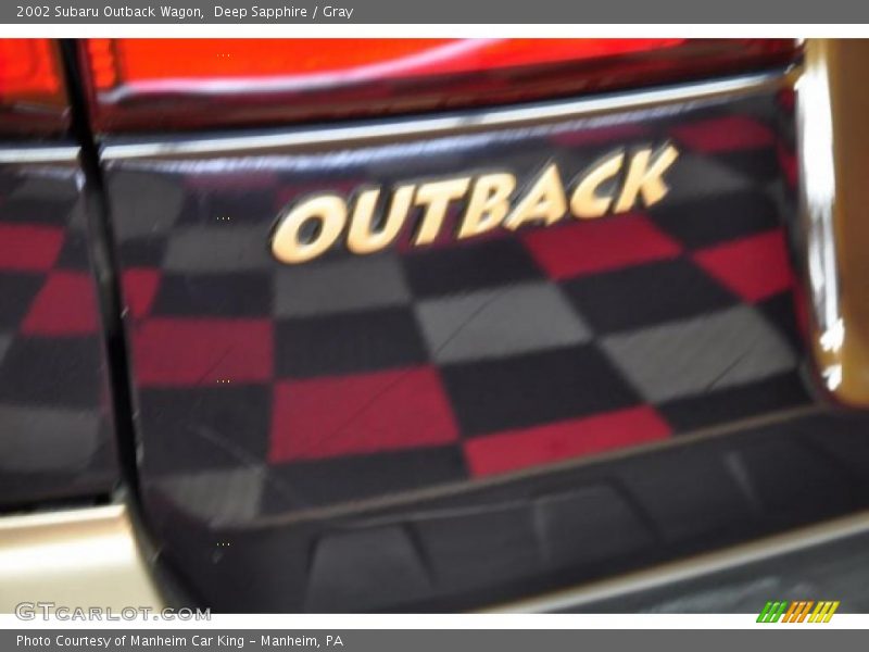 Deep Sapphire / Gray 2002 Subaru Outback Wagon