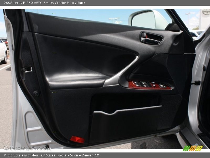 Smoky Granite Mica / Black 2008 Lexus IS 250 AWD