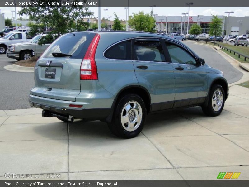 Glacier Blue Metallic / Gray 2010 Honda CR-V LX