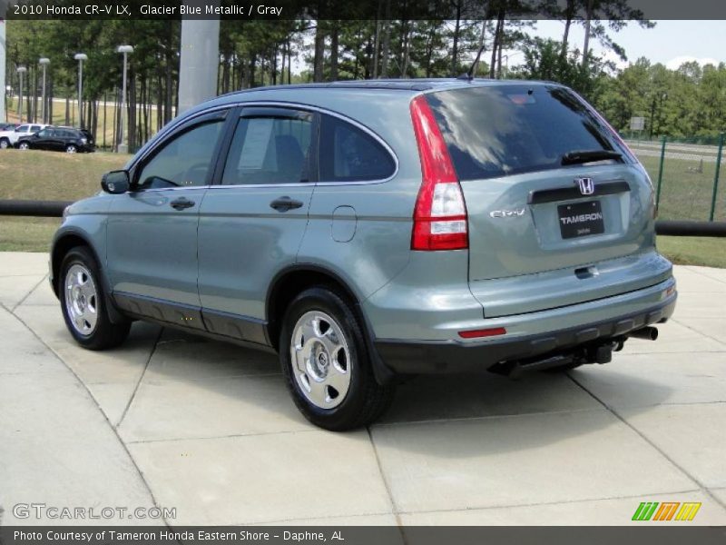 Glacier Blue Metallic / Gray 2010 Honda CR-V LX