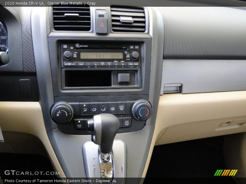 Glacier Blue Metallic / Gray 2010 Honda CR-V LX