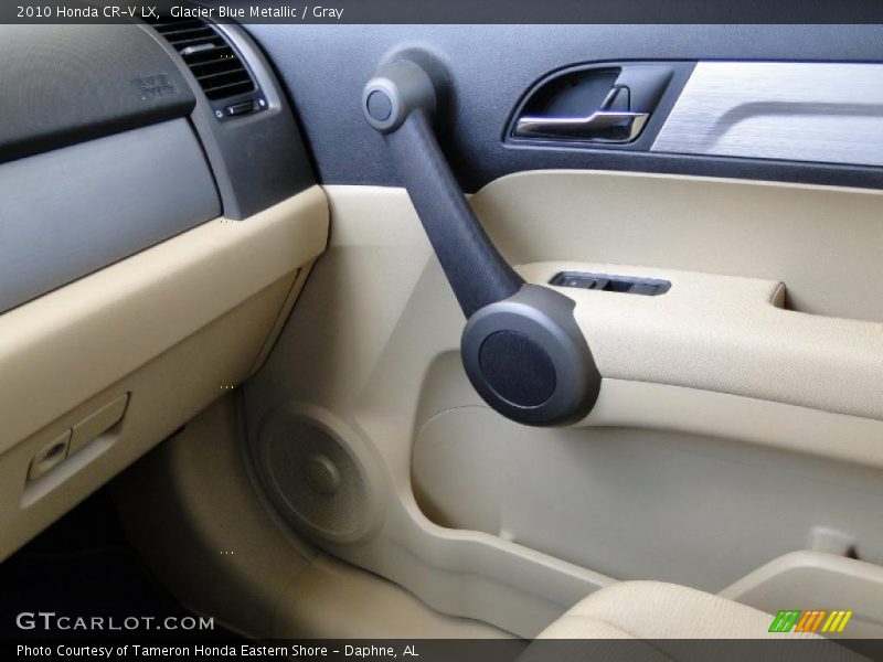 Glacier Blue Metallic / Gray 2010 Honda CR-V LX