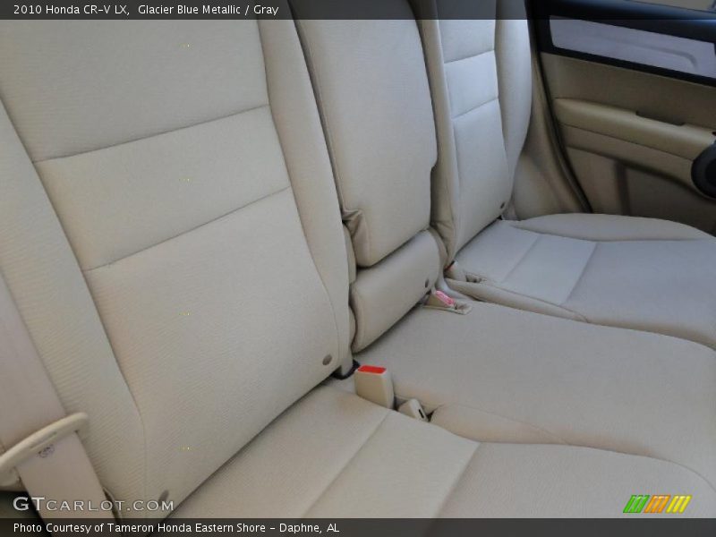 Glacier Blue Metallic / Gray 2010 Honda CR-V LX