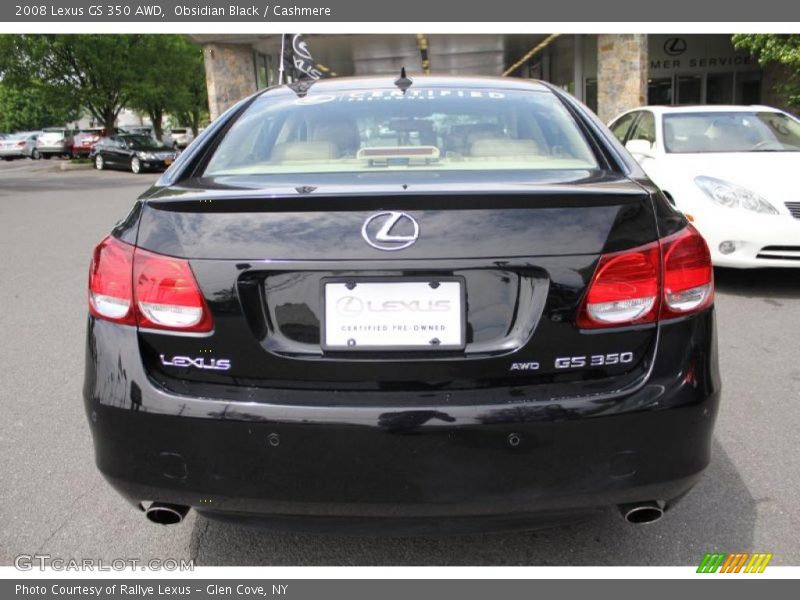Obsidian Black / Cashmere 2008 Lexus GS 350 AWD