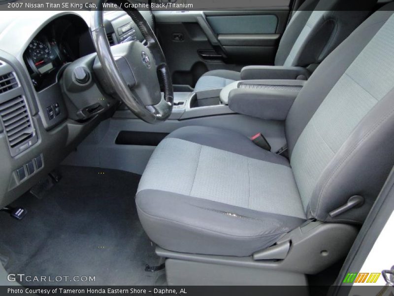  2007 Titan SE King Cab Graphite Black/Titanium Interior