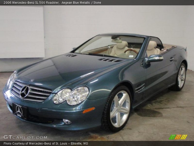Front 3/4 View of 2006 SL 500 Roadster