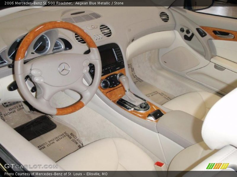  2006 SL 500 Roadster Stone Interior