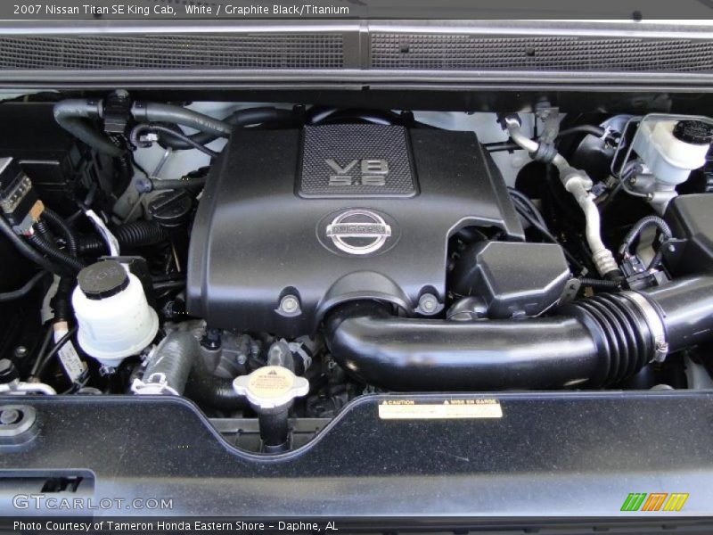  2007 Titan SE King Cab Engine - 5.6 Liter DOHC 32-Valve V8
