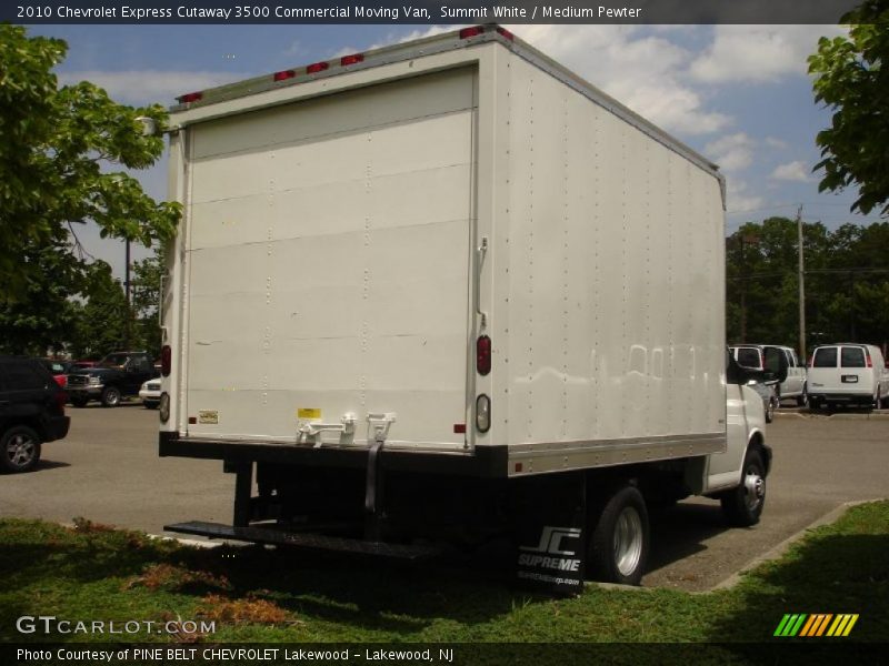 Summit White / Medium Pewter 2010 Chevrolet Express Cutaway 3500 Commercial Moving Van