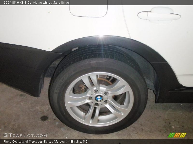 Alpine White / Sand Beige 2004 BMW X3 3.0i