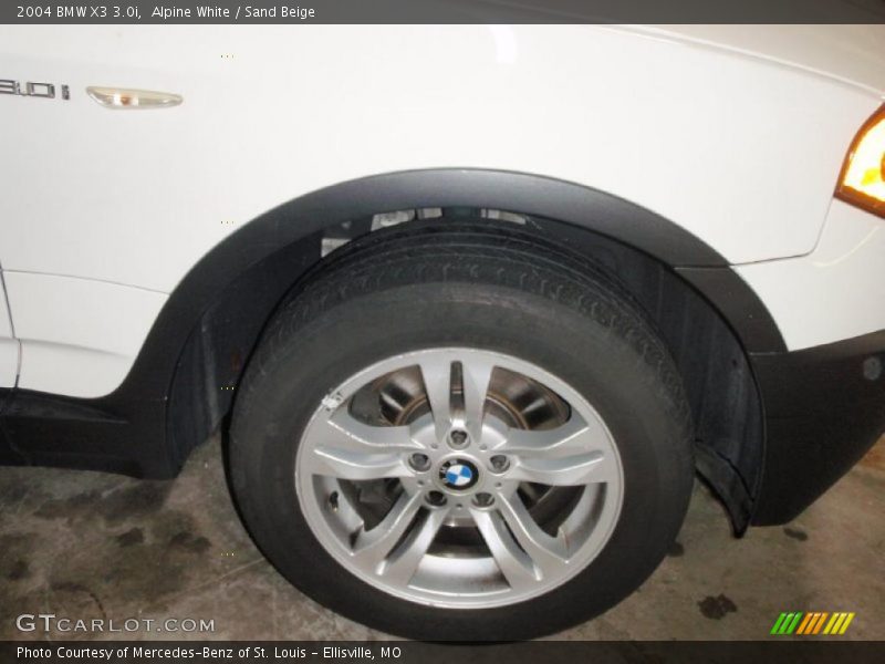 Alpine White / Sand Beige 2004 BMW X3 3.0i