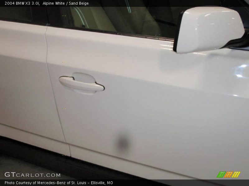 Alpine White / Sand Beige 2004 BMW X3 3.0i