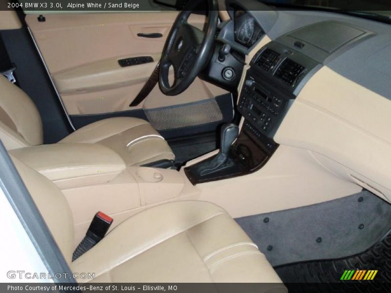 Alpine White / Sand Beige 2004 BMW X3 3.0i