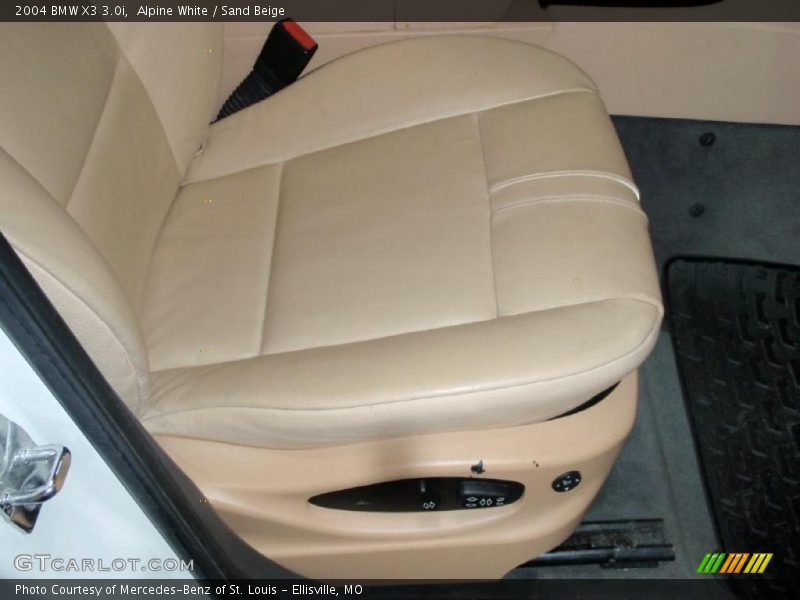 Alpine White / Sand Beige 2004 BMW X3 3.0i