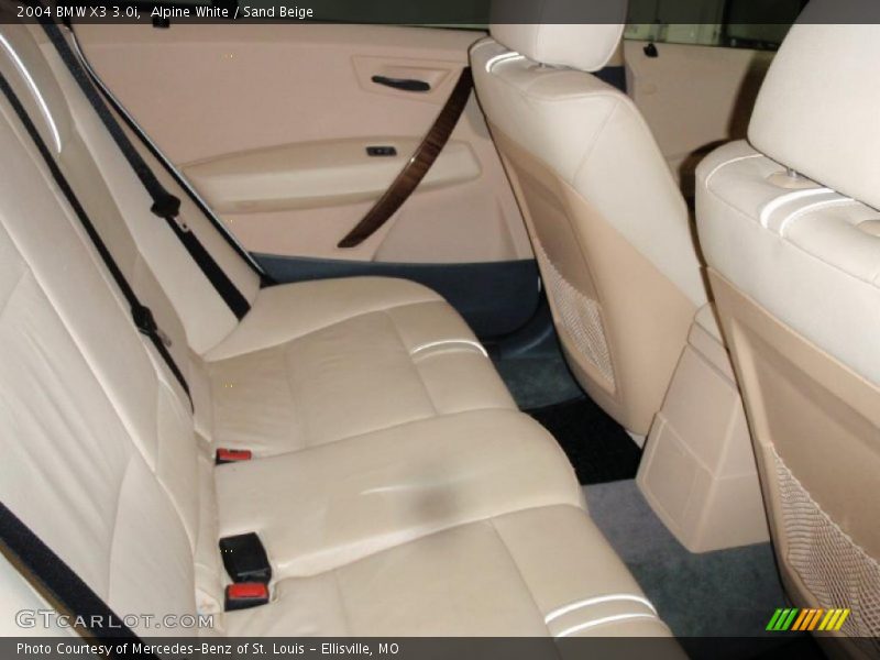 Alpine White / Sand Beige 2004 BMW X3 3.0i