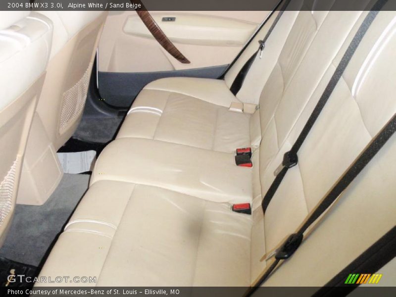 Alpine White / Sand Beige 2004 BMW X3 3.0i