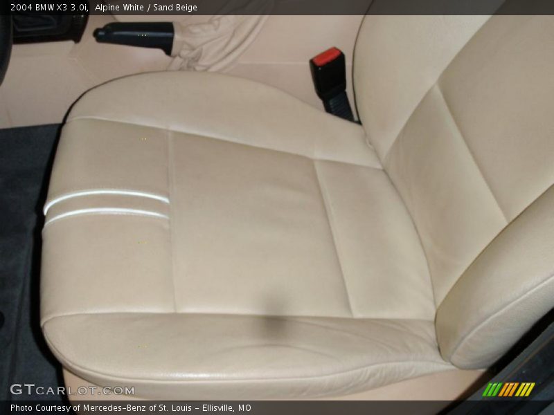Alpine White / Sand Beige 2004 BMW X3 3.0i