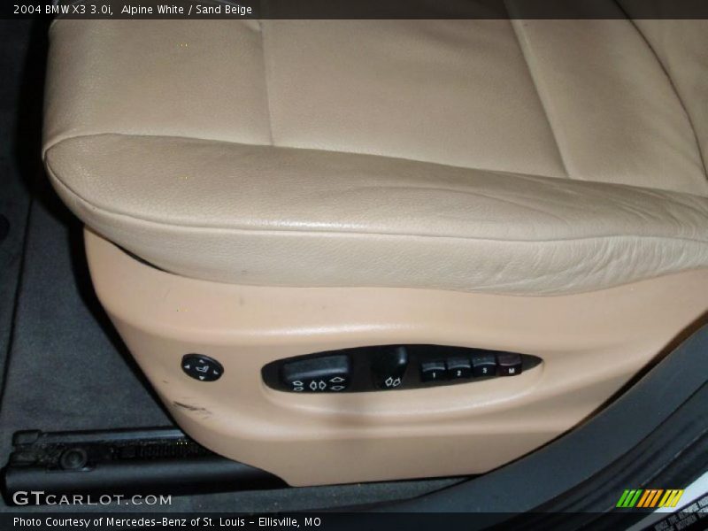 Alpine White / Sand Beige 2004 BMW X3 3.0i