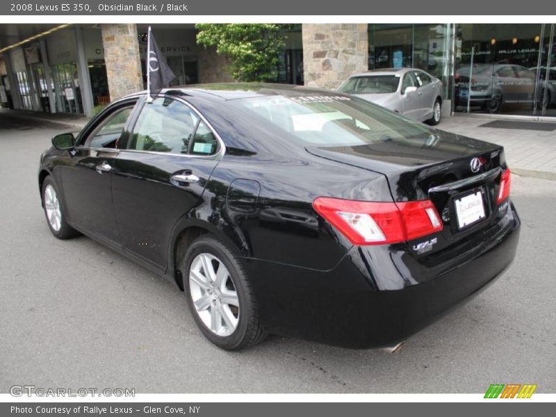 Obsidian Black / Black 2008 Lexus ES 350