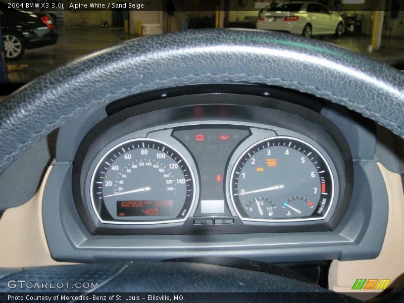 Alpine White / Sand Beige 2004 BMW X3 3.0i