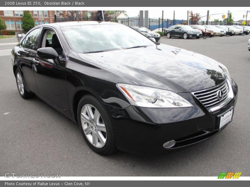 Obsidian Black / Black 2008 Lexus ES 350