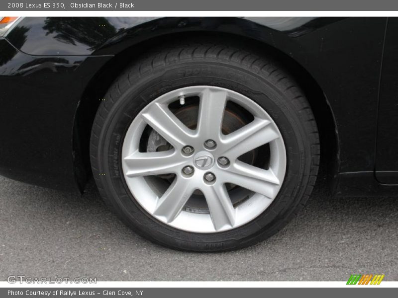 Obsidian Black / Black 2008 Lexus ES 350