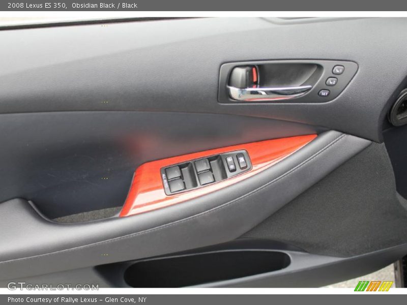 Obsidian Black / Black 2008 Lexus ES 350