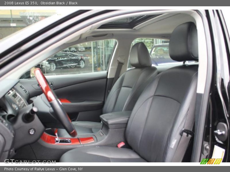 Obsidian Black / Black 2008 Lexus ES 350