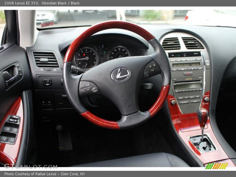 Obsidian Black / Black 2008 Lexus ES 350