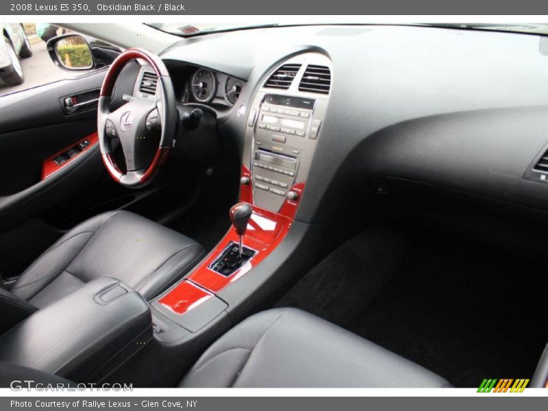 Obsidian Black / Black 2008 Lexus ES 350