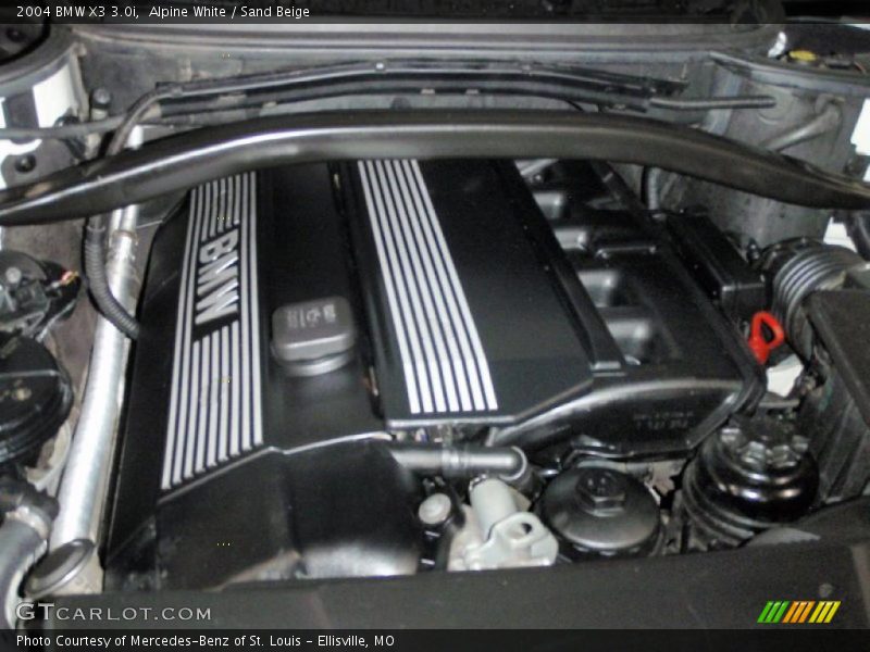 Alpine White / Sand Beige 2004 BMW X3 3.0i