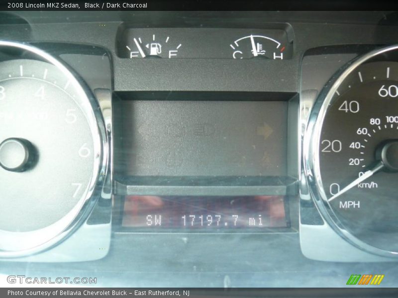 Black / Dark Charcoal 2008 Lincoln MKZ Sedan