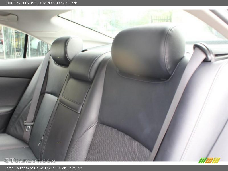 Obsidian Black / Black 2008 Lexus ES 350