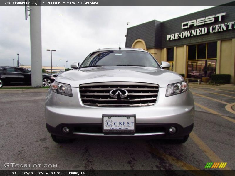 Liquid Platinum Metallic / Graphite 2008 Infiniti FX 35