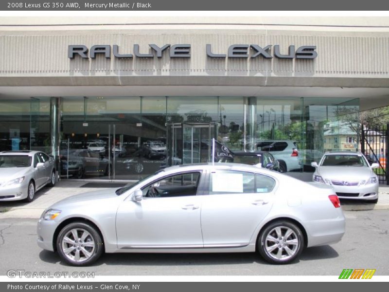 Mercury Metallic / Black 2008 Lexus GS 350 AWD