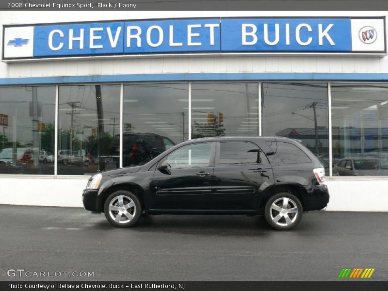 Black / Ebony 2008 Chevrolet Equinox Sport