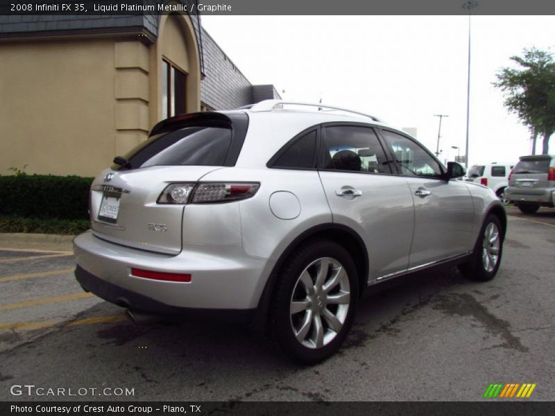 Liquid Platinum Metallic / Graphite 2008 Infiniti FX 35