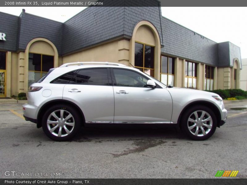 Liquid Platinum Metallic / Graphite 2008 Infiniti FX 35