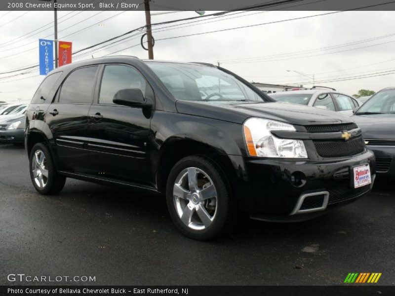 Black / Ebony 2008 Chevrolet Equinox Sport