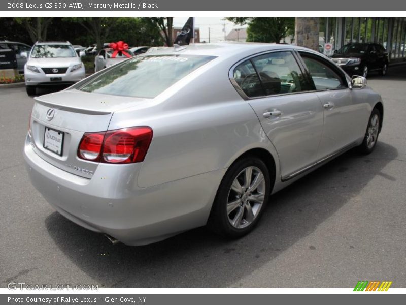 Mercury Metallic / Black 2008 Lexus GS 350 AWD