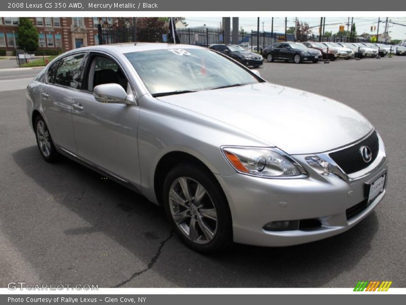 Mercury Metallic / Black 2008 Lexus GS 350 AWD