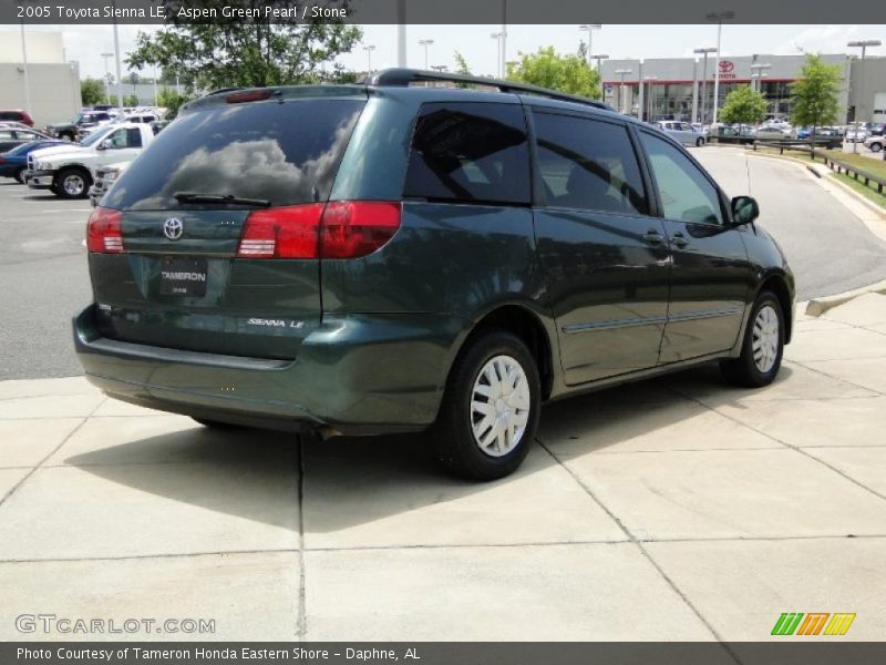 Aspen Green Pearl / Stone 2005 Toyota Sienna LE