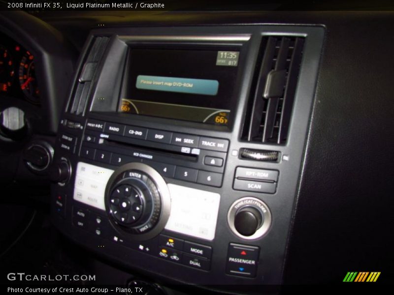 Liquid Platinum Metallic / Graphite 2008 Infiniti FX 35