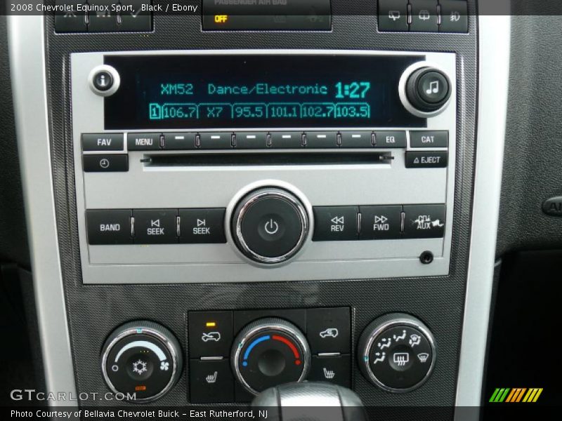 Controls of 2008 Equinox Sport