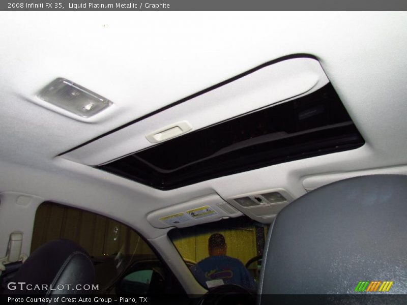 Liquid Platinum Metallic / Graphite 2008 Infiniti FX 35