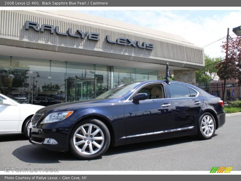 Black Sapphire Blue Pearl / Cashmere 2008 Lexus LS 460