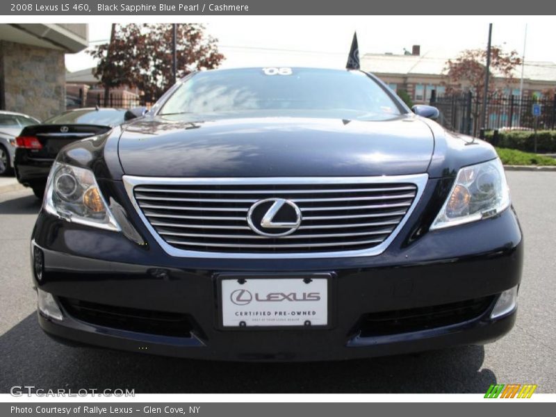 Black Sapphire Blue Pearl / Cashmere 2008 Lexus LS 460
